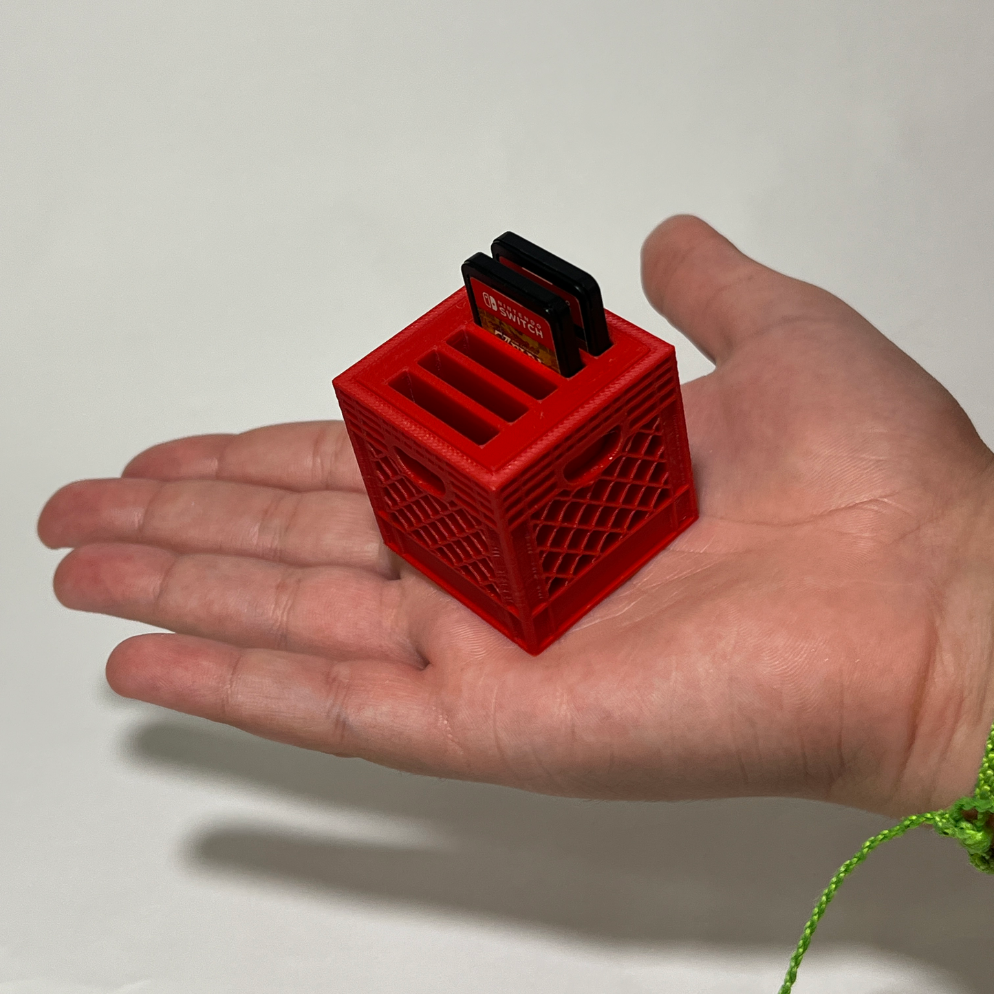 Mini Caixote Organizador de Nintendo Switch Game Card - Tamanho P - 5 slots