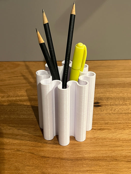 Wavy Pencil Holder