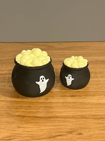 Halloween Ghost Cauldron Pot